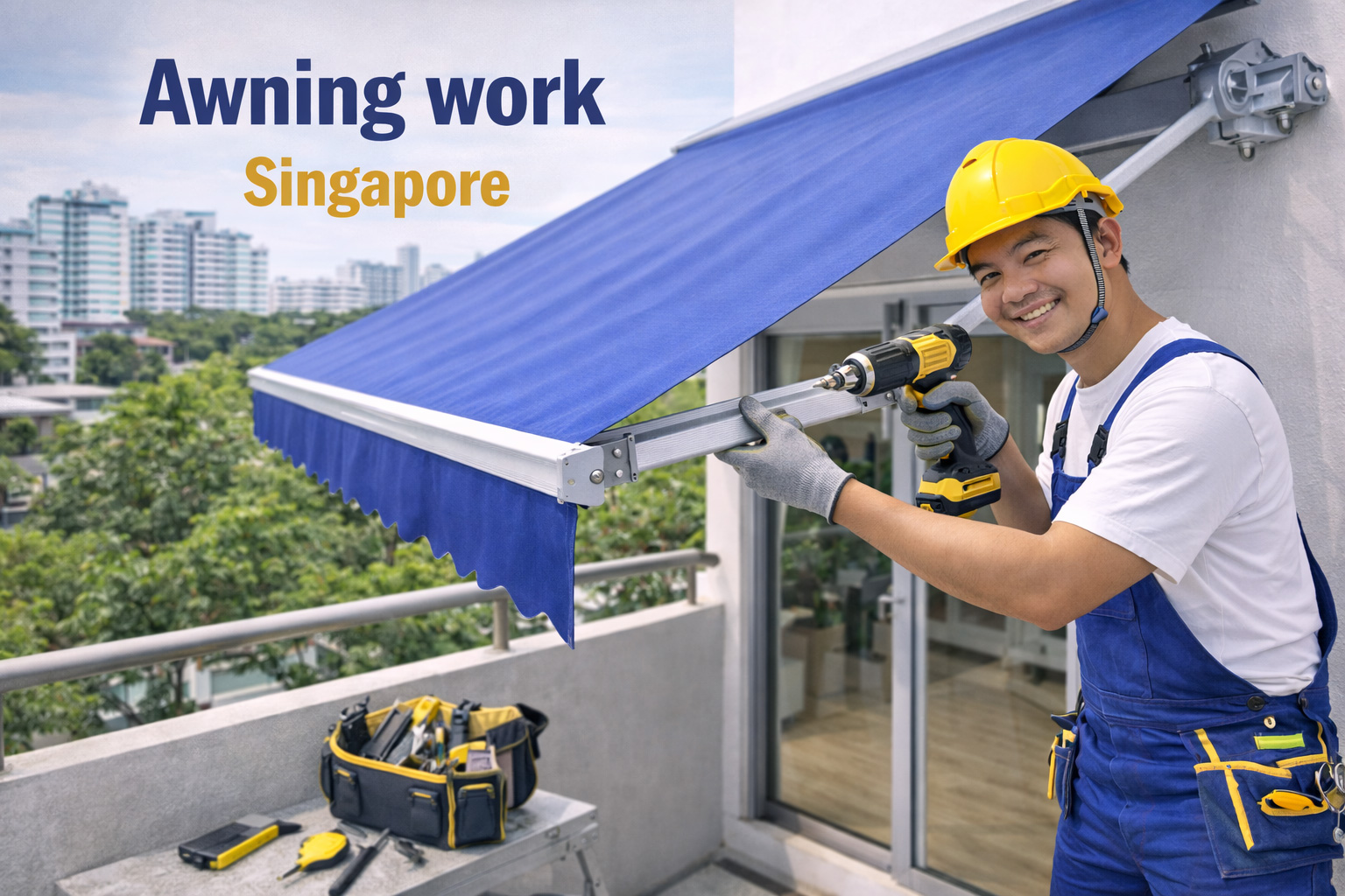 awning work singapore