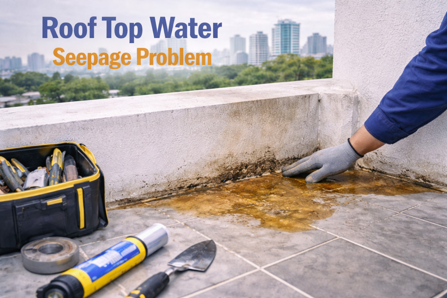 roof top water seepage problem